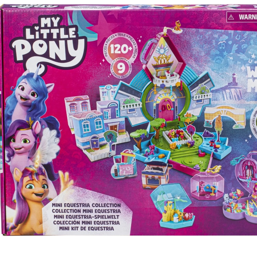 My Little Pony Mini World Magic Ultra Equestria Collection 9 ponies, 120 pieces
